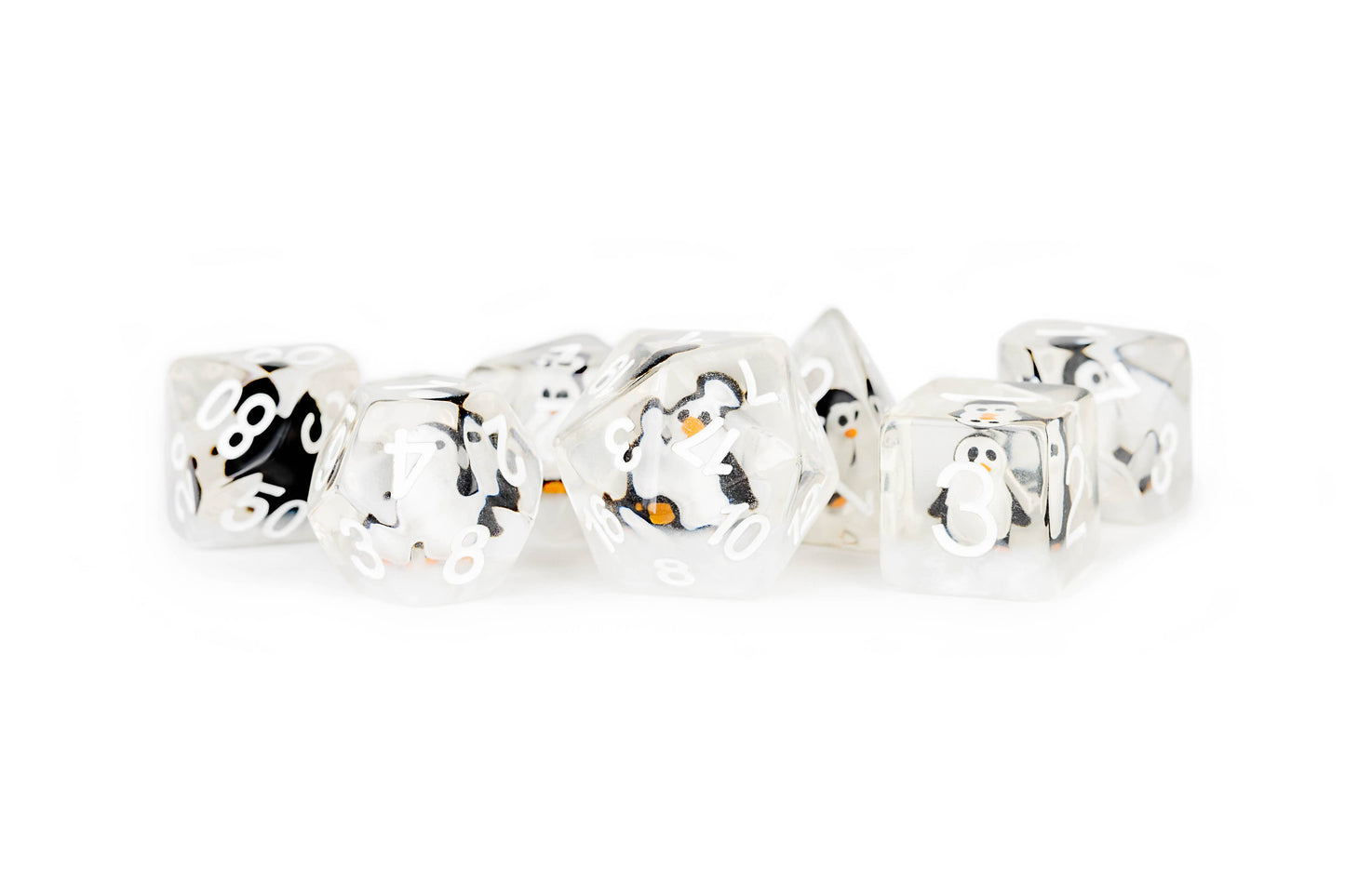 NEW 13 Inclusion Dice Resin: Penguin, Koala, Dinosaur
