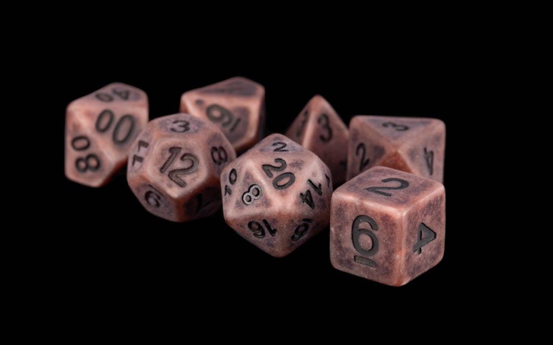 16mm Resin Polyhedral Dice Set - Colorful 18 Colors