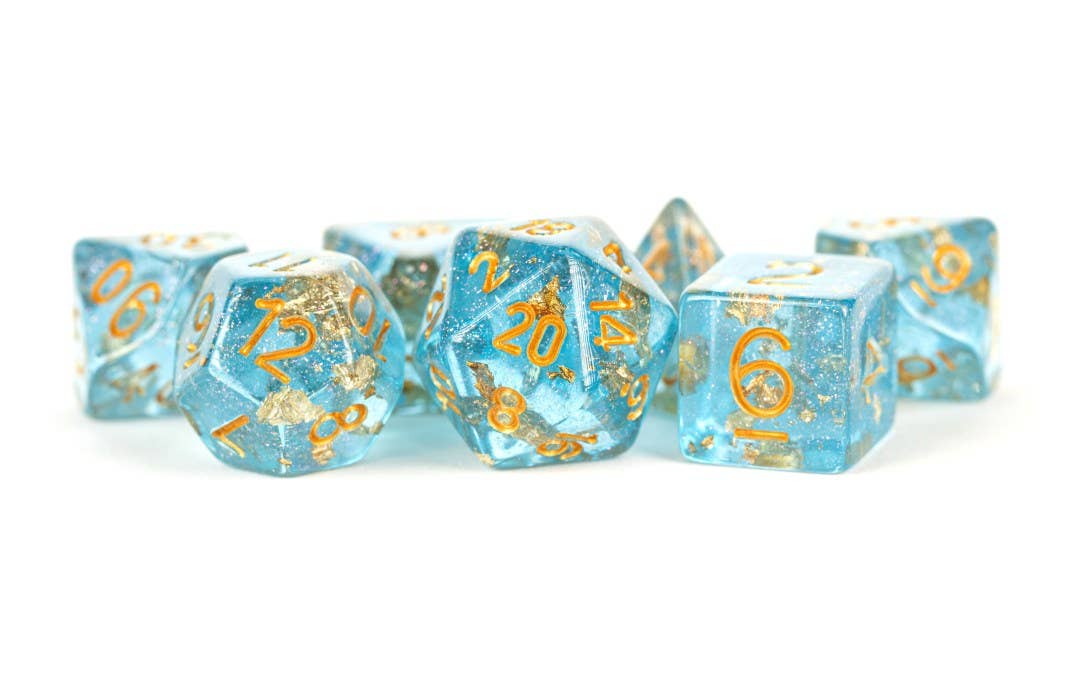 16mm Resin Polyhedral Dice Set - Colorful 18 Colors