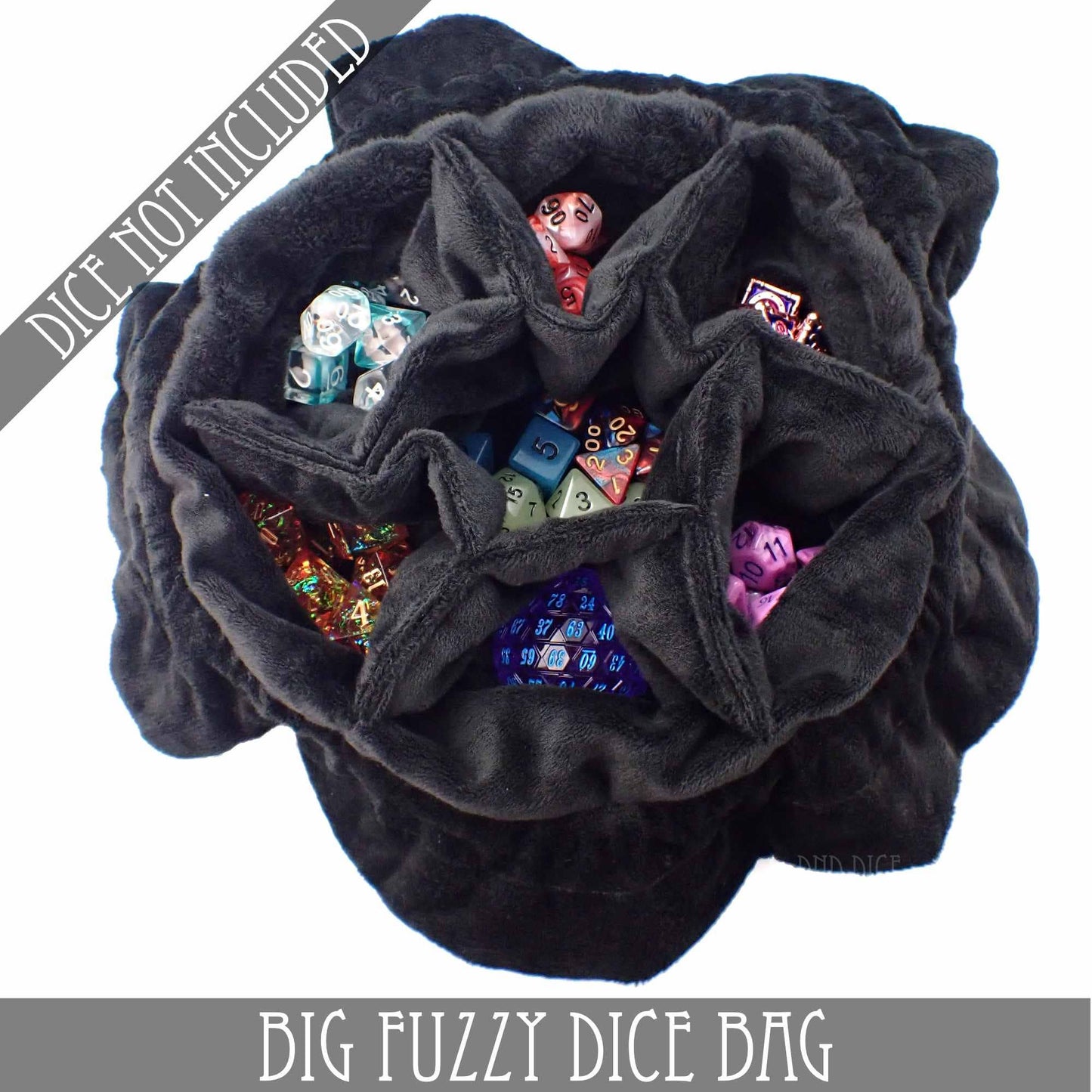 Big Fuzzy Dice Bag - 6 Colors