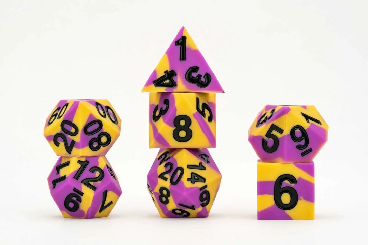 PRIDE Gaymers Sharp Edge Silicone Rubber Dice Set