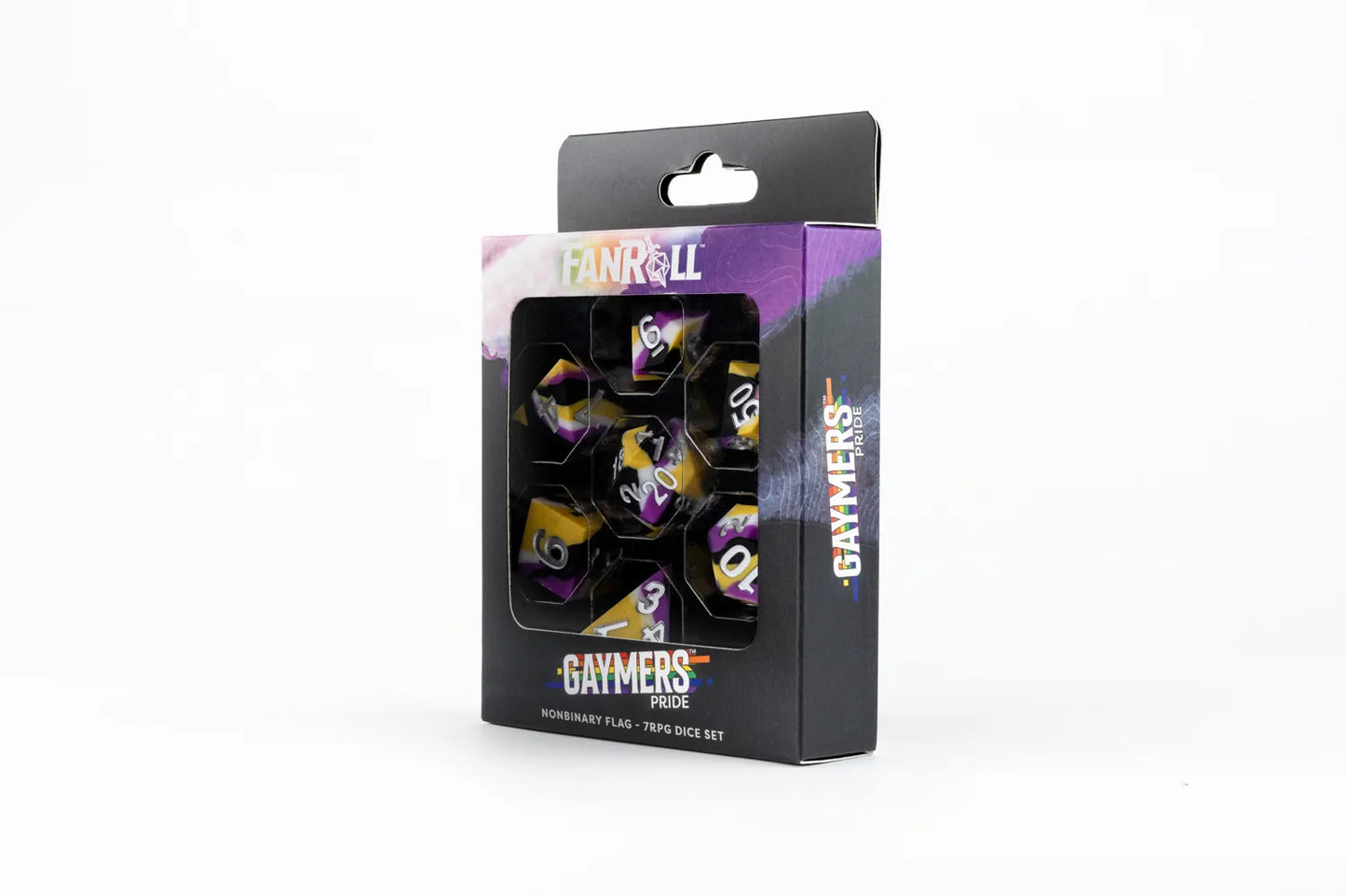 PRIDE Gaymers Sharp Edge Silicone Rubber Dice Set