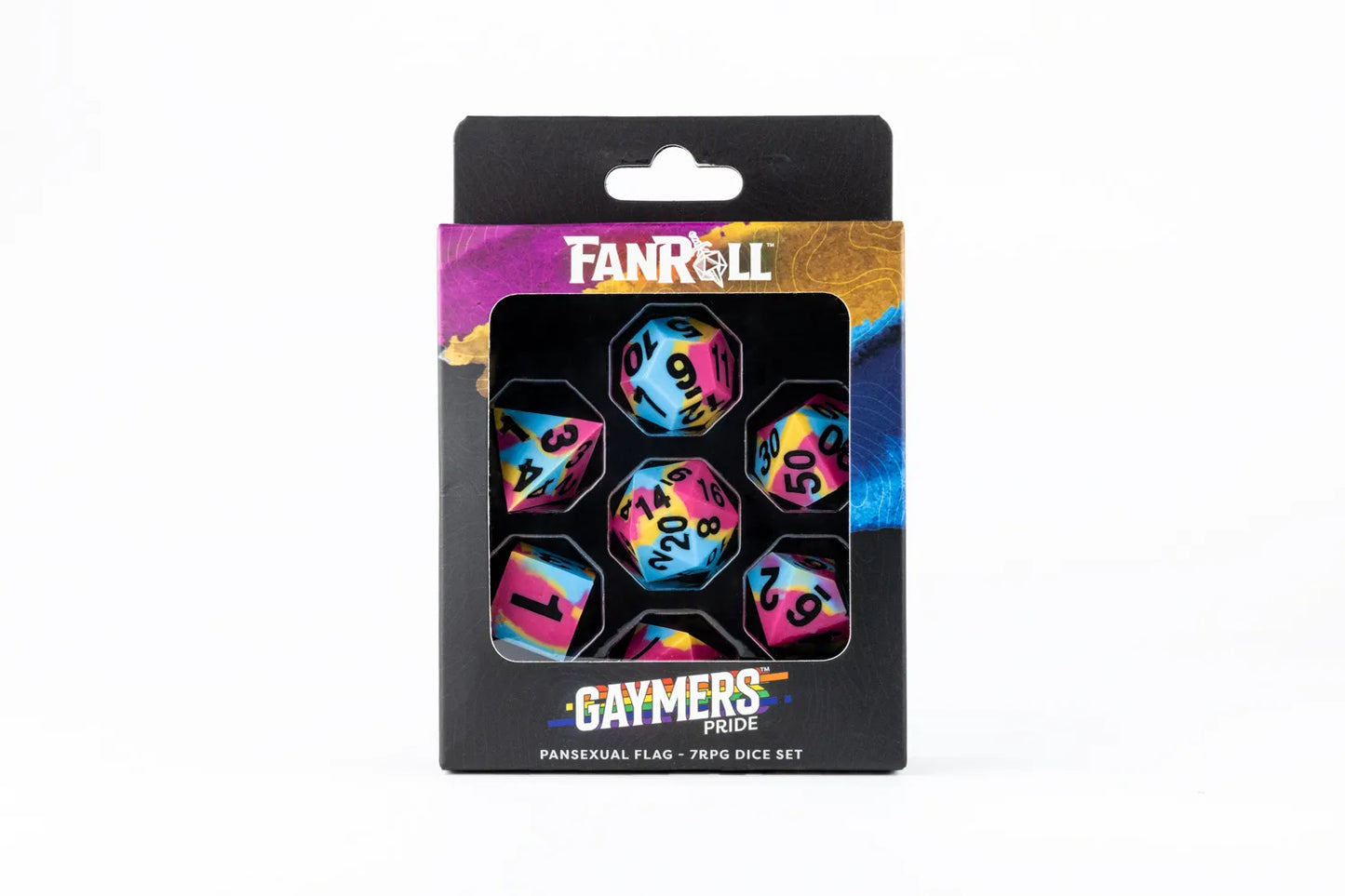 PRIDE Gaymers Sharp Edge Silicone Rubber Dice Set