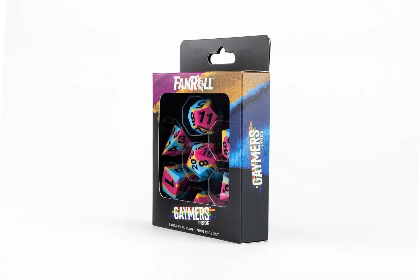 PRIDE Gaymers Sharp Edge Silicone Rubber Dice Set
