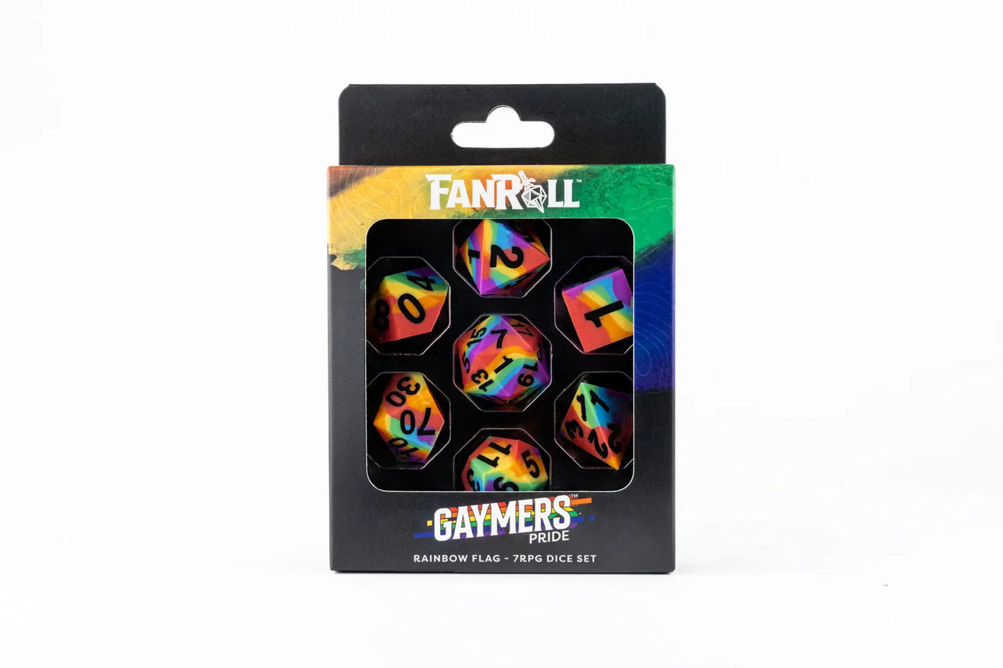 PRIDE Gaymers Sharp Edge Silicone Rubber Dice Set