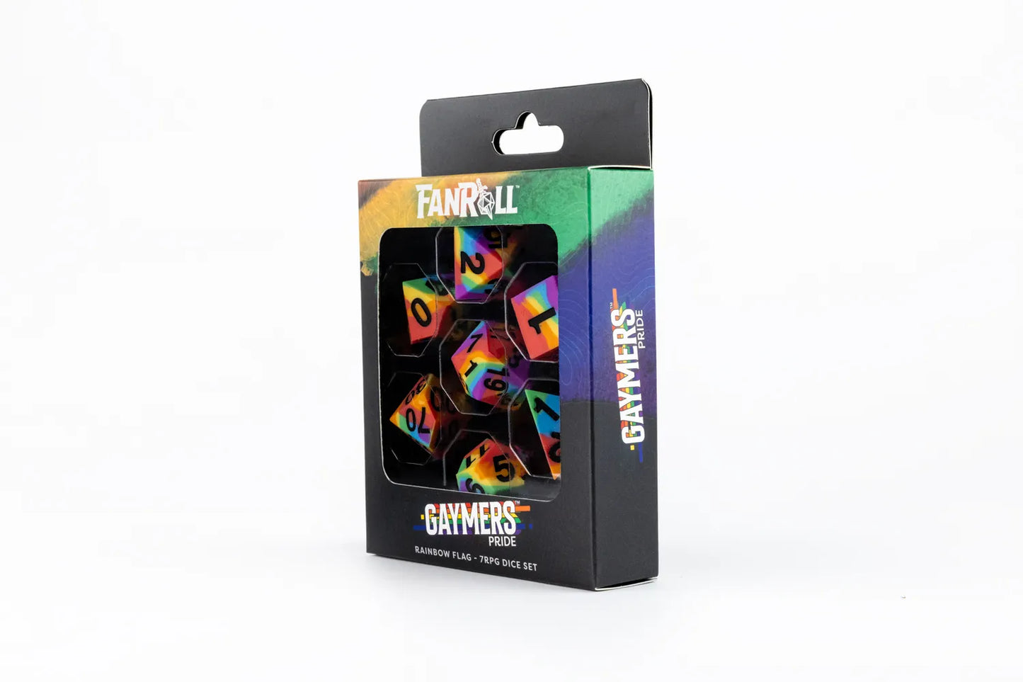 PRIDE Gaymers Sharp Edge Silicone Rubber Dice Set