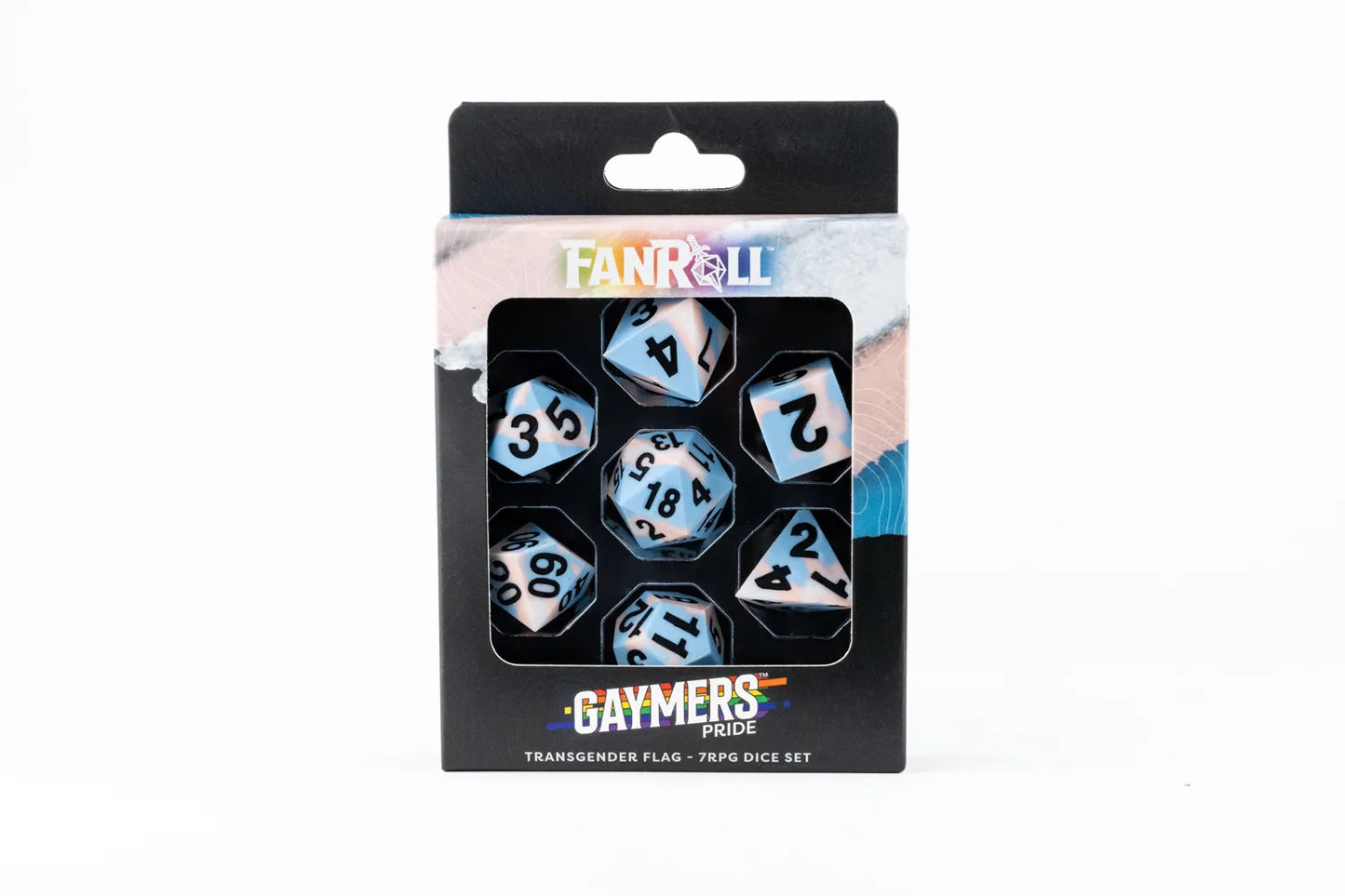 PRIDE Gaymers Sharp Edge Silicone Rubber Dice Set
