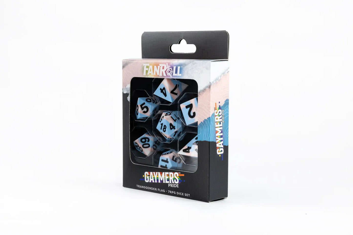 PRIDE Gaymers Sharp Edge Silicone Rubber Dice Set