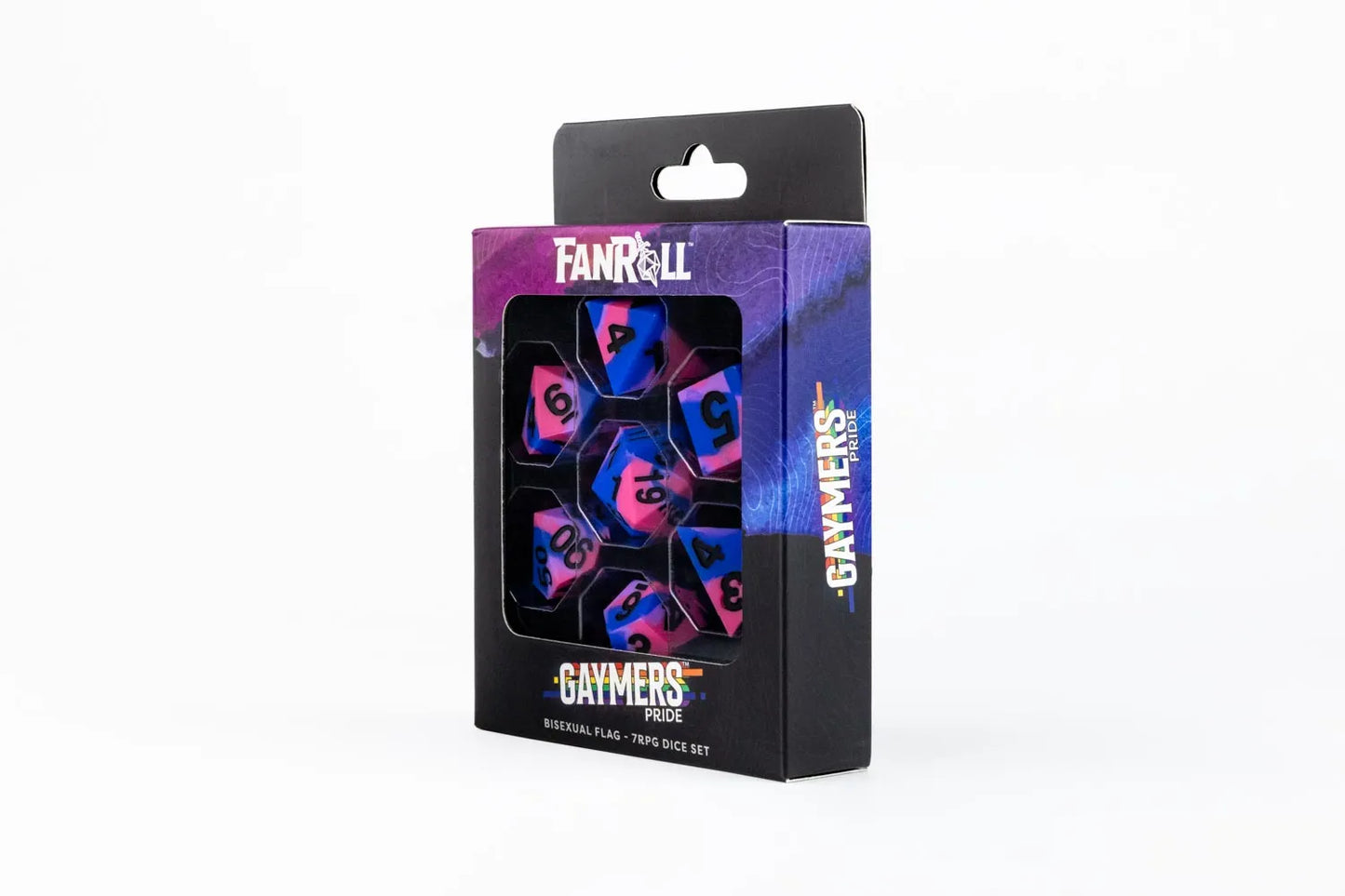 PRIDE Gaymers Sharp Edge Silicone Rubber Dice Set