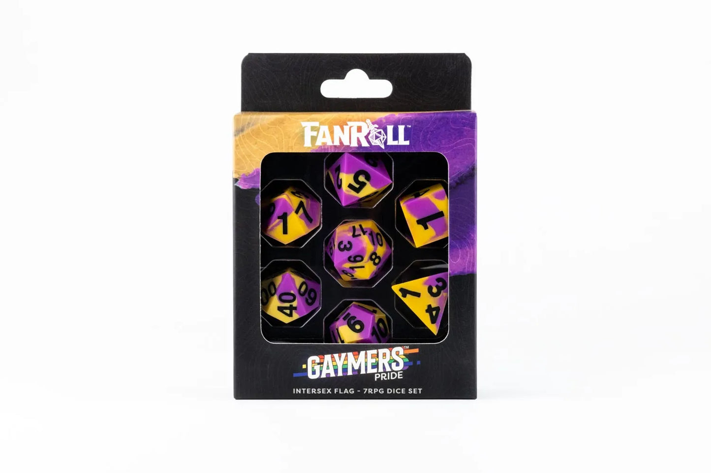 PRIDE Gaymers Sharp Edge Silicone Rubber Dice Set