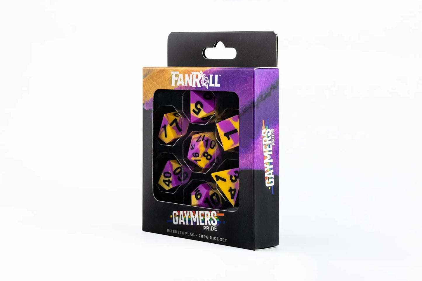 PRIDE Gaymers Sharp Edge Silicone Rubber Dice Set