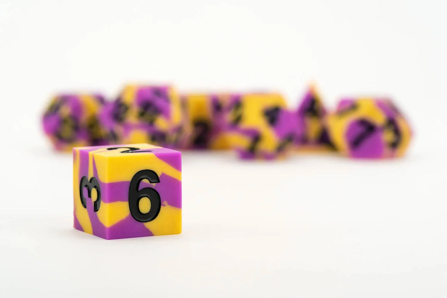 PRIDE Gaymers Sharp Edge Silicone Rubber Dice Set
