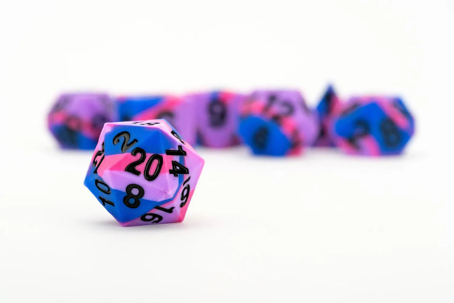 PRIDE Gaymers Sharp Edge Silicone Rubber Dice Set