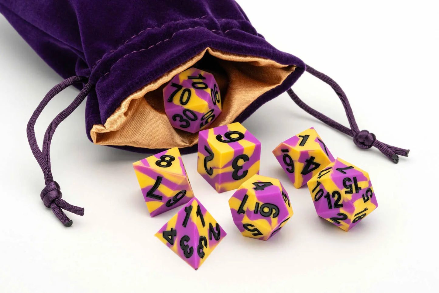 PRIDE Gaymers Sharp Edge Silicone Rubber Dice Set