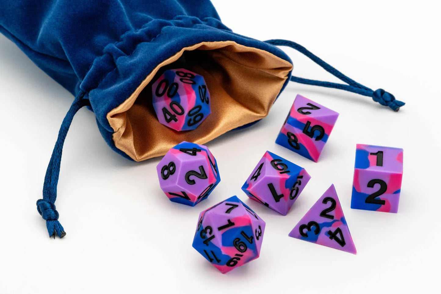 PRIDE Gaymers Sharp Edge Silicone Rubber Dice Set