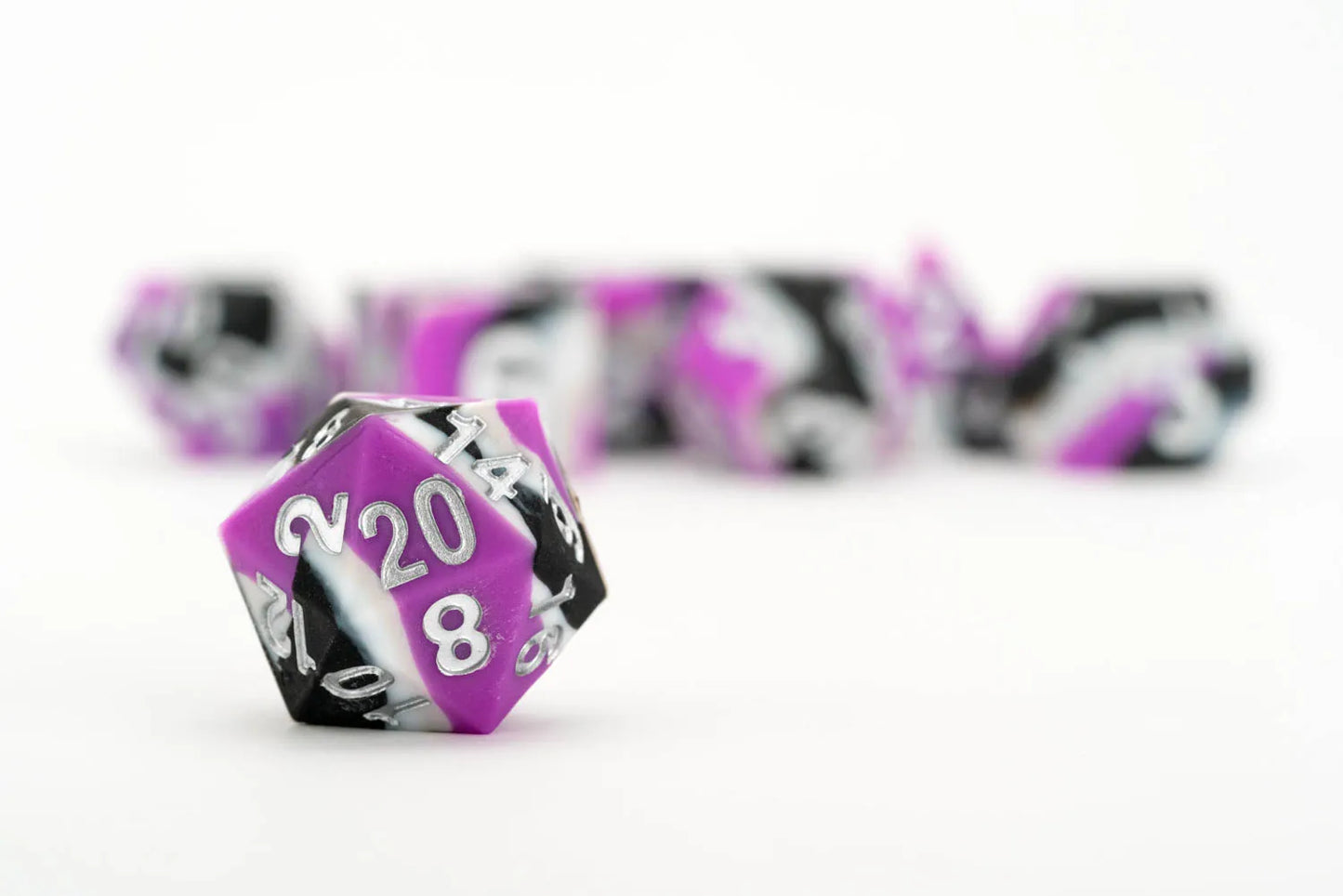 PRIDE Gaymers Sharp Edge Silicone Rubber Dice Set