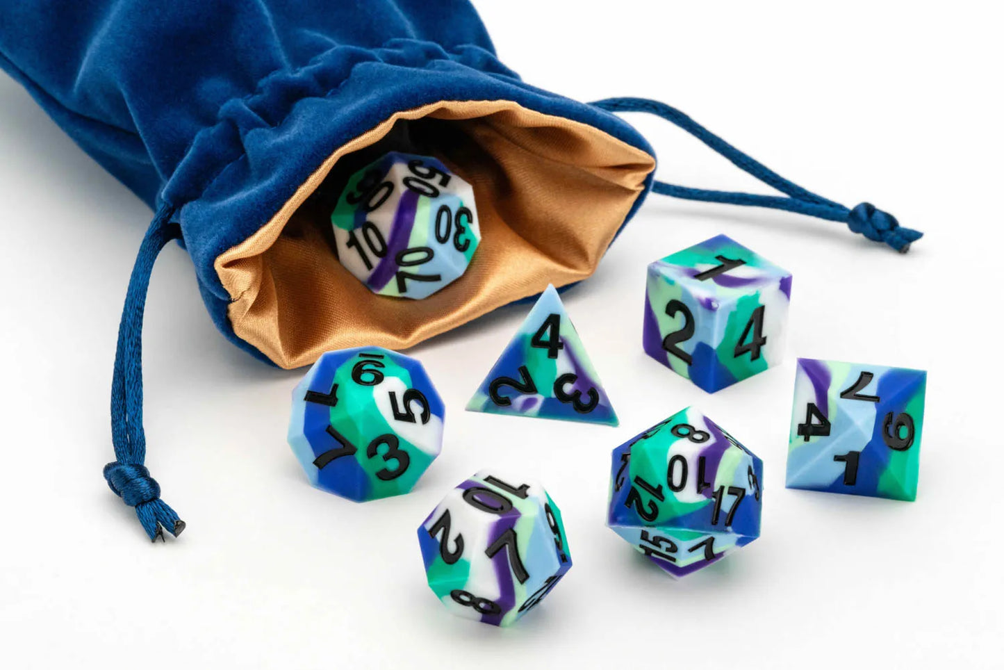 PRIDE Gaymers Sharp Edge Silicone Rubber Dice Set