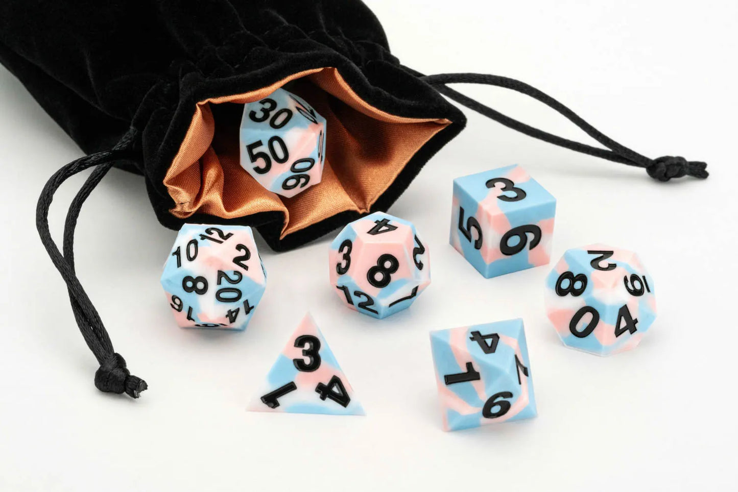 PRIDE Gaymers Sharp Edge Silicone Rubber Dice Set