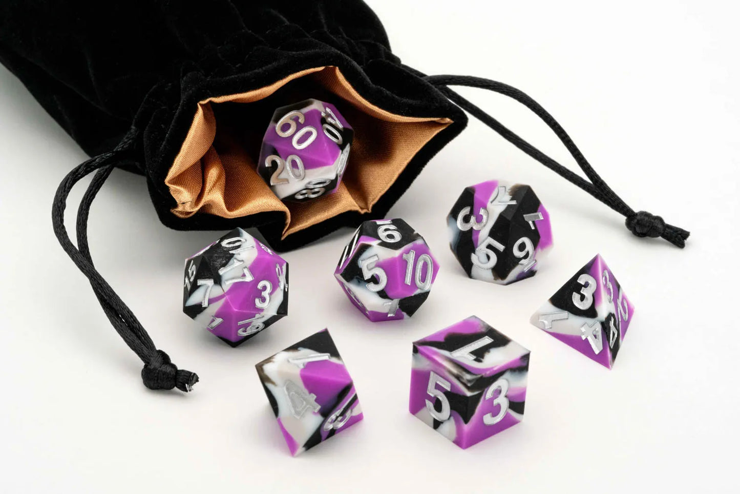 PRIDE Gaymers Sharp Edge Silicone Rubber Dice Set