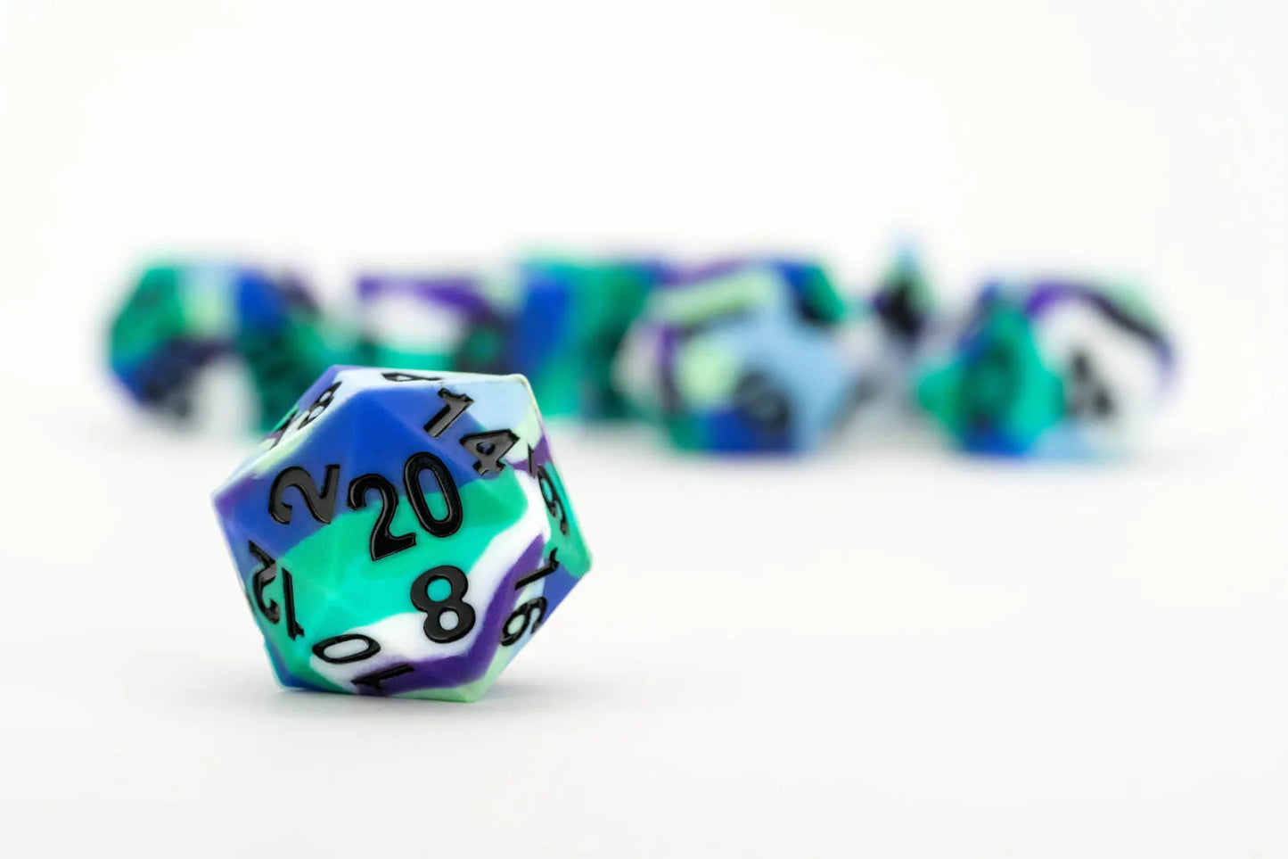 PRIDE Gaymers Sharp Edge Silicone Rubber Dice Set