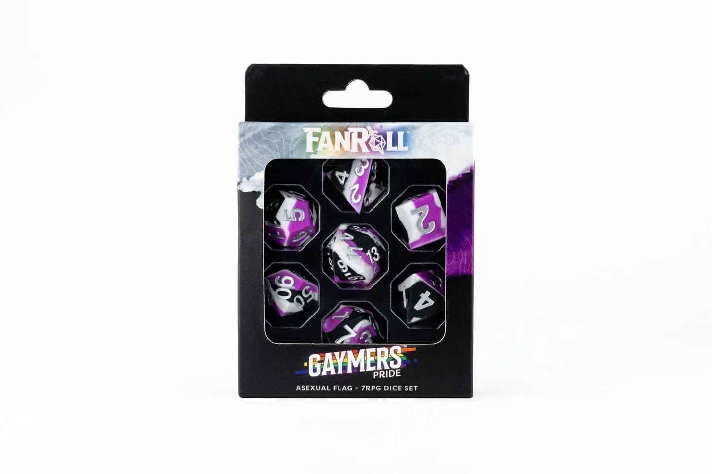 PRIDE Gaymers Sharp Edge Silicone Rubber Dice Set