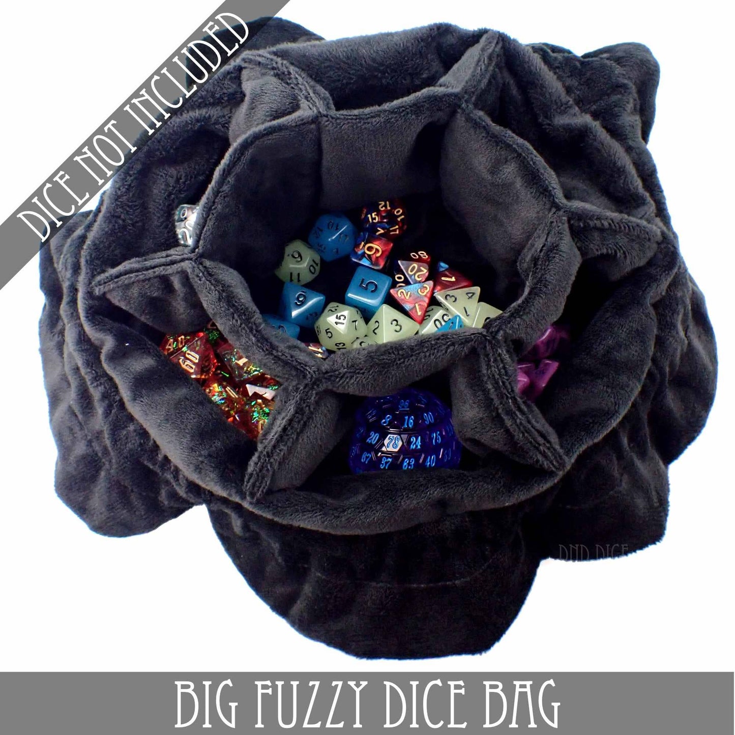 Big Fuzzy Dice Bag - 6 Colors