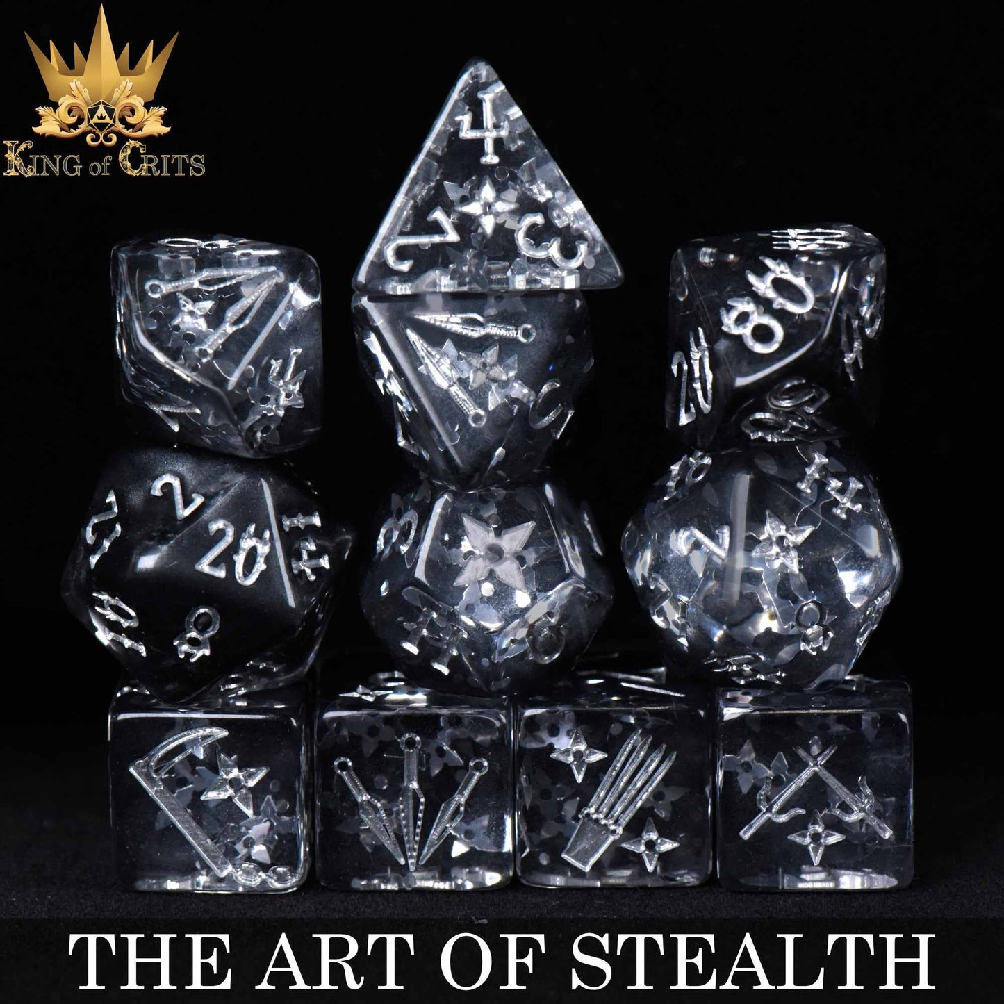 Art of Stealth - 11 Dice Set