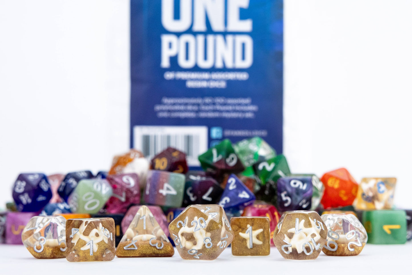 Dozens of Dice! One POUND of Loose Dice Assortment!
