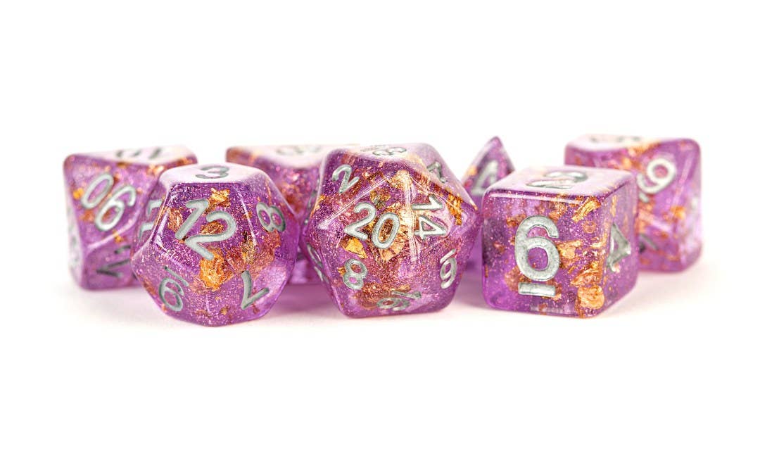 16mm Resin Polyhedral Dice Set - Colorful 18 Colors