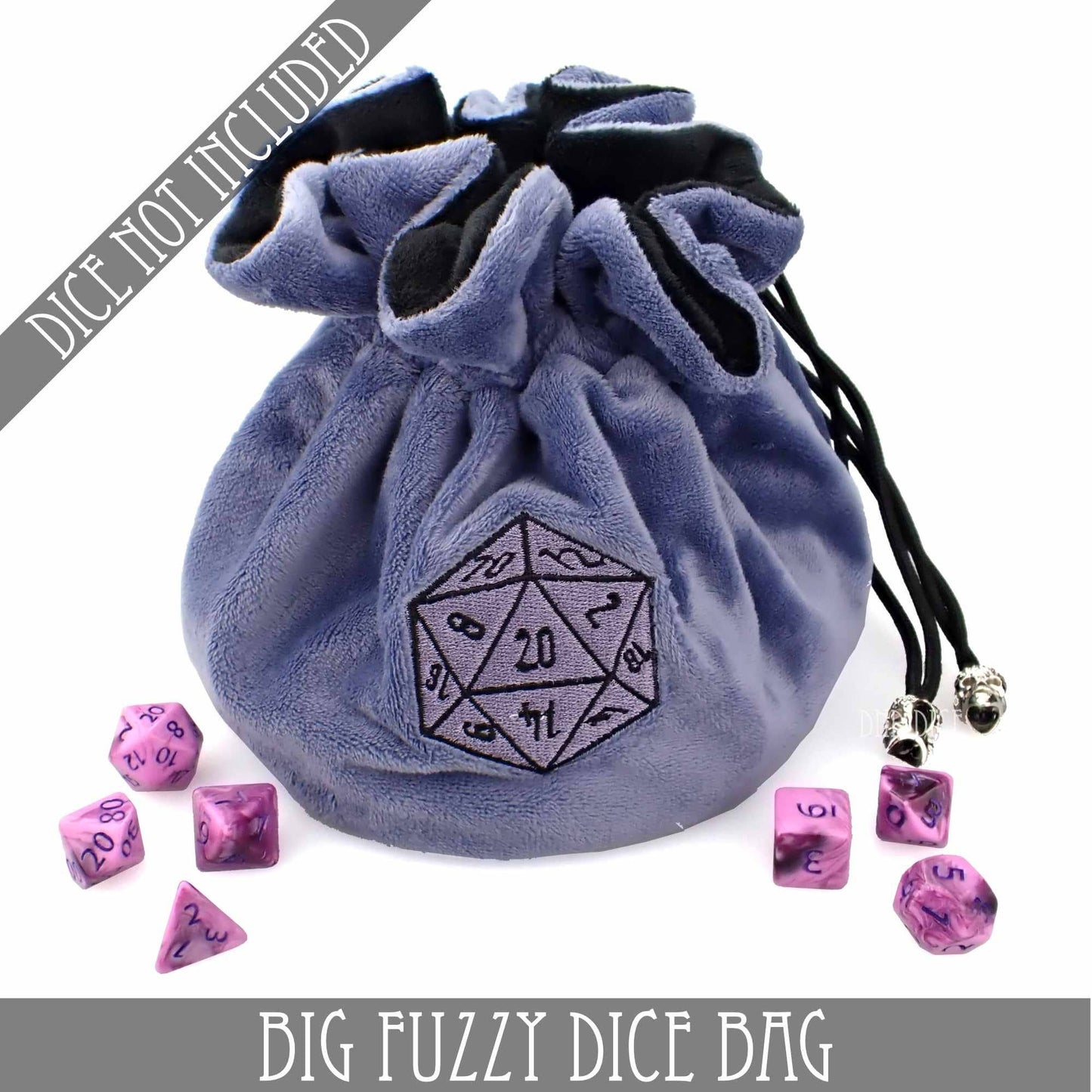 Big Fuzzy Dice Bag - 6 Colors