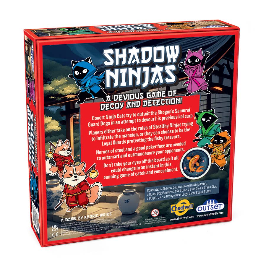 Shadow Ninjas Board Game: A Devious Game of De-Koi