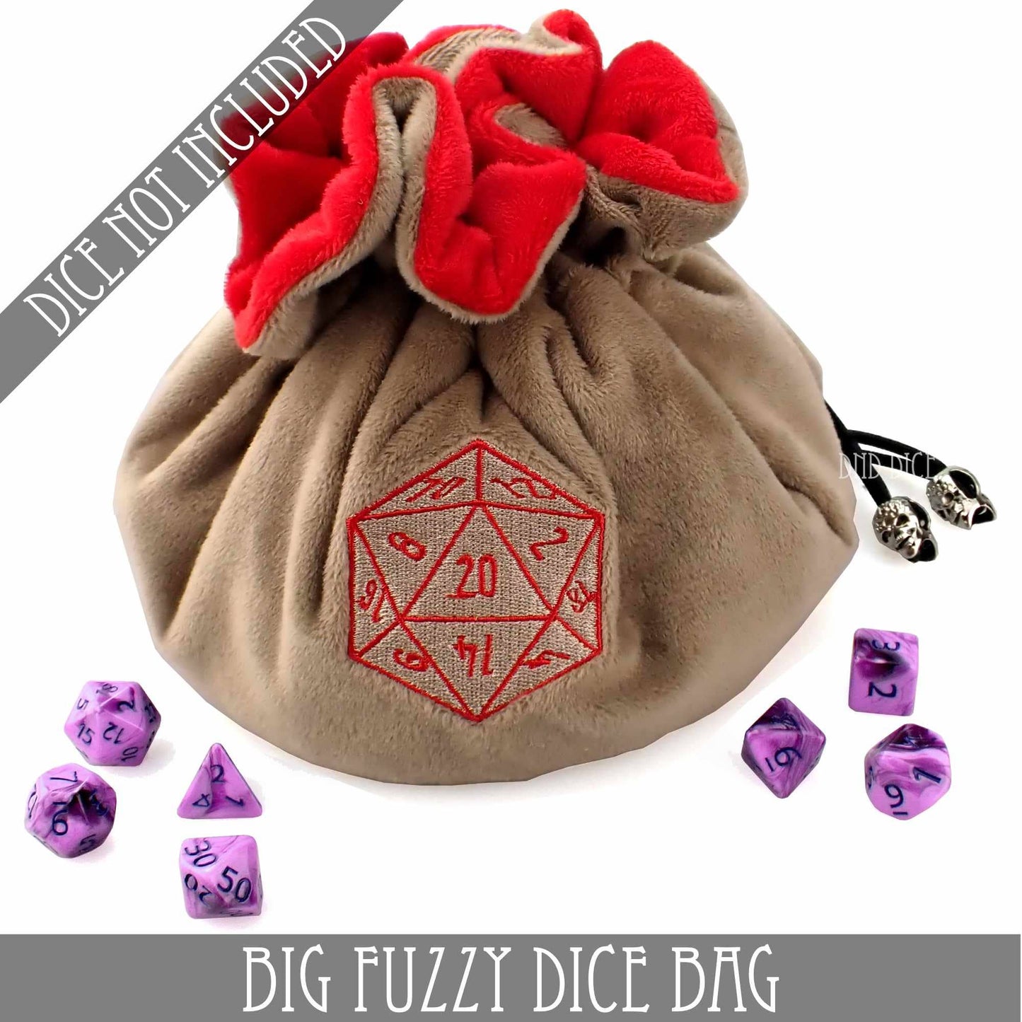 Big Fuzzy Dice Bag - 6 Colors