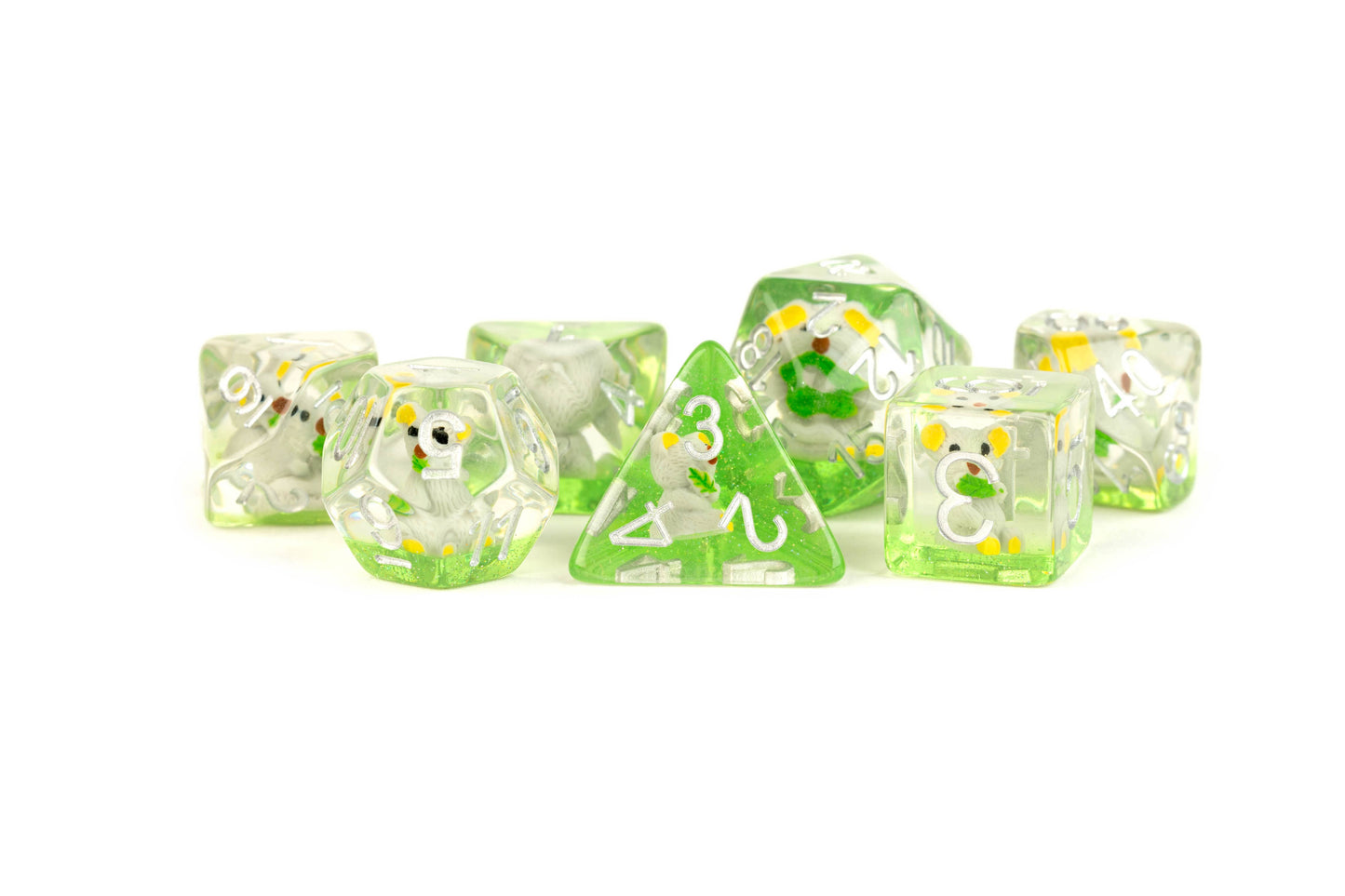 NEW 13 Inclusion Dice Resin: Penguin, Koala, Dinosaur