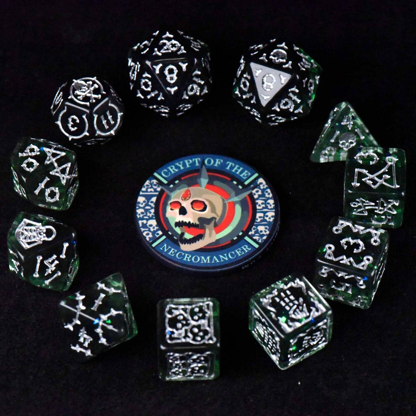 Crypt of the Necromancer - 11 Dice Set