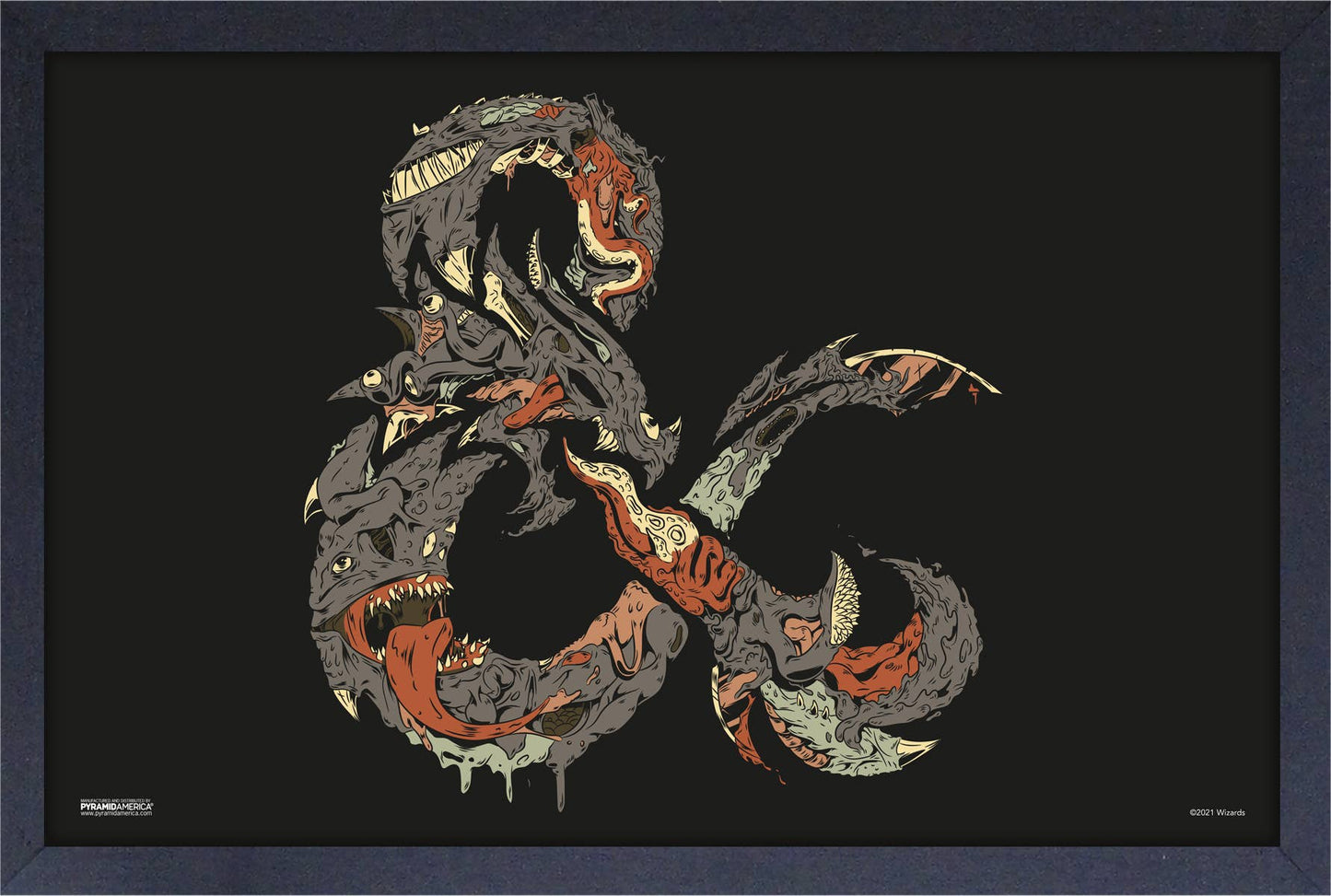 Dungeons & Dragons Decayed Framed Print