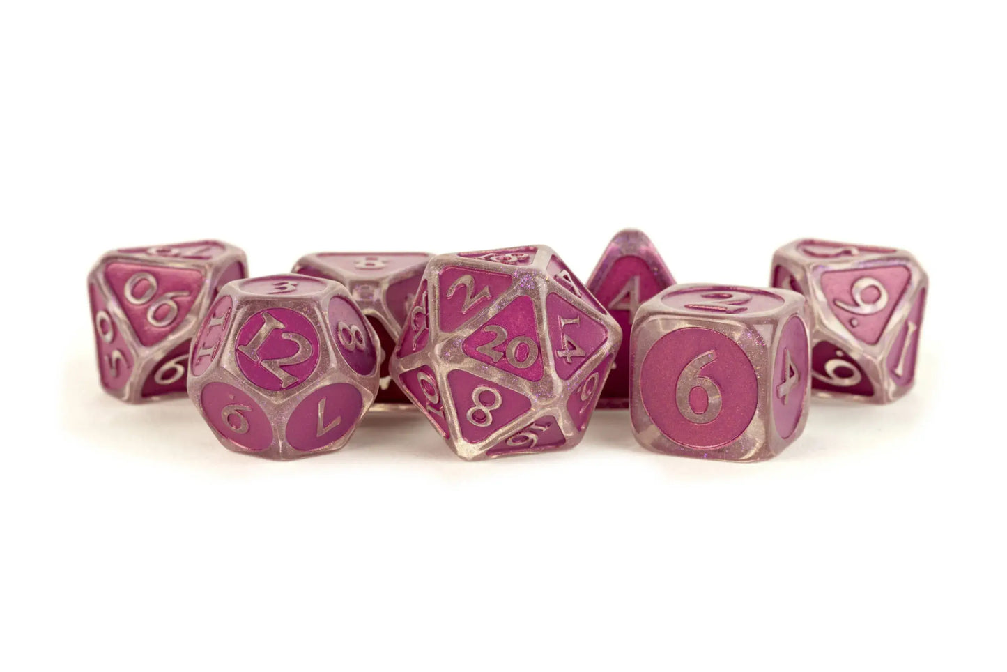Unique Enamel Acrylic 16mm Poly Dice Sets