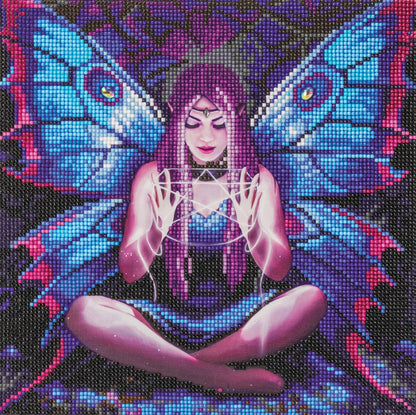 Medium (11.8" x 11.8") Crystal Art Mounted Kit: Spell Weaver