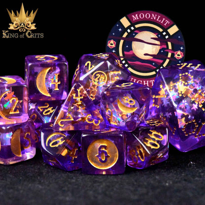 Moonlit Night - 12 Dice Set