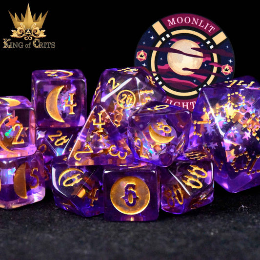 Moonlit Night - 12 Dice Set