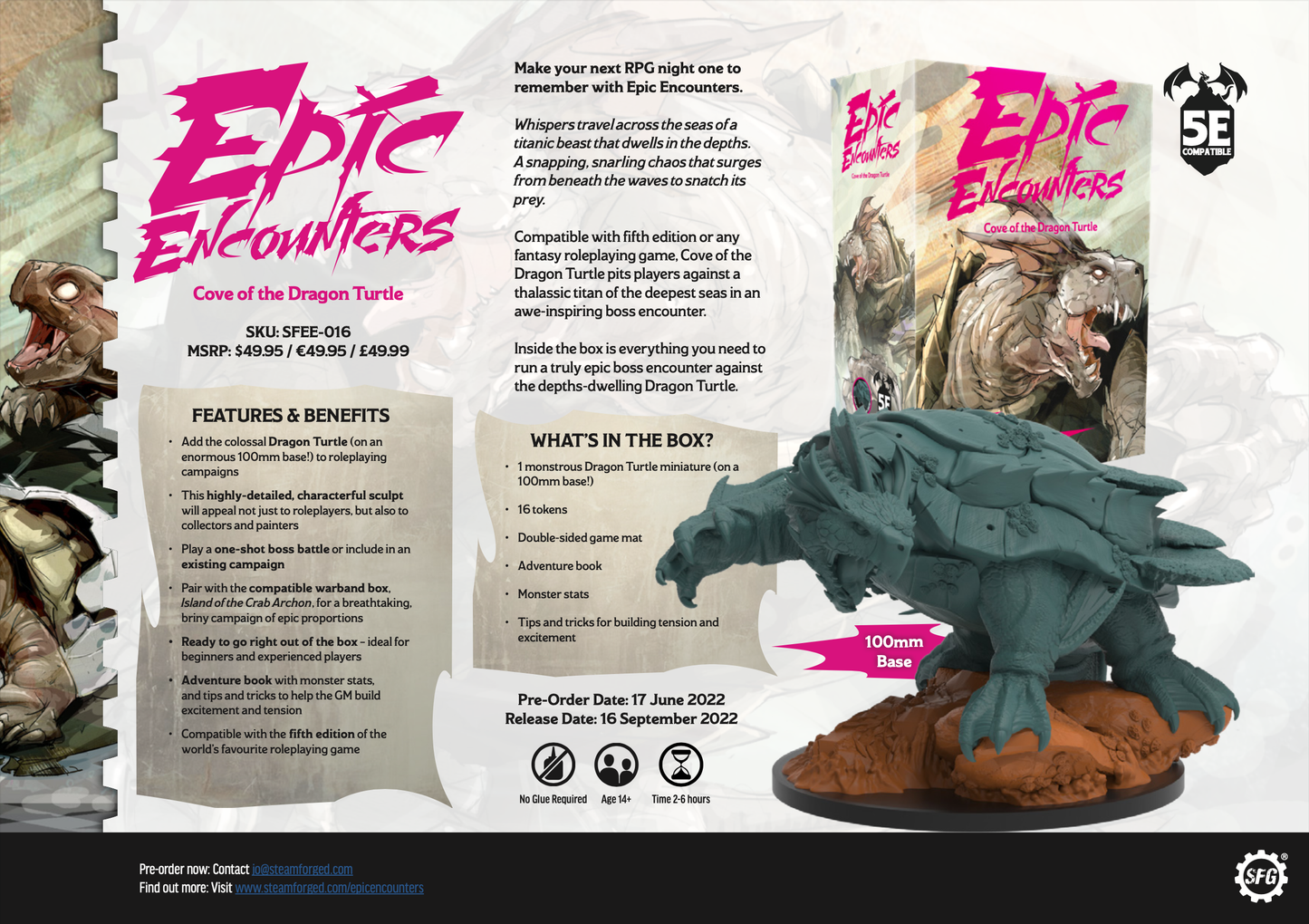 Epic Encounters: Cove of the Dragon Turtle
