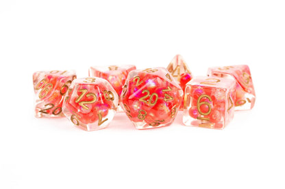Pearl Dice 16mm Resin Infused Poly Dice set