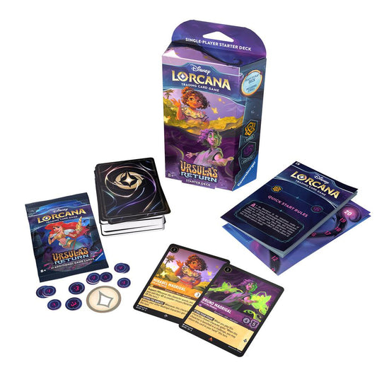 Disney Lorcana: Ursula's Return Starter Deck - Amber/Amethyst