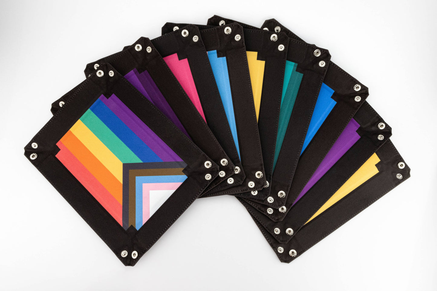 PRIDE Flag Dice Trays