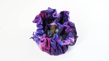 UNIQUE! Velvet Compartment Dice Bag with 7 Pockets