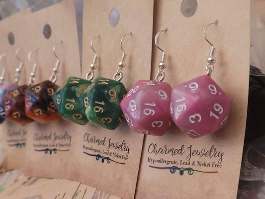 Assorted D20 Earring