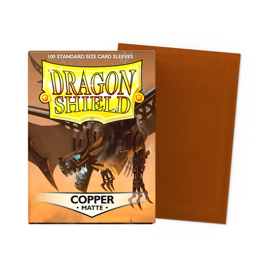 Dragon Shield Matte 100 Count Standard- Copper