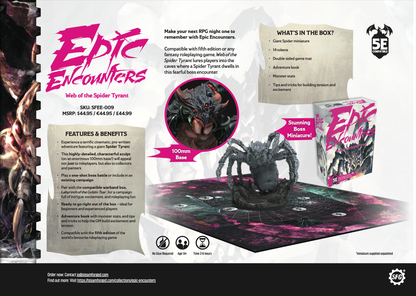 Epic Encounters: Web of the Spider Tyrant