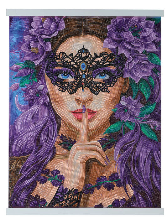 Crystal Art Scroll Kit: Floral Whisperer