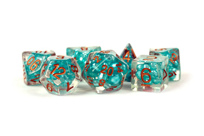 Pearl Dice 16mm Resin Infused Poly Dice set