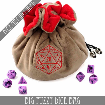 Big Fuzzy Dice Bag - 6 Colors